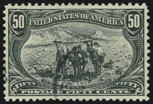 Sale 1019, Lot 643, 1c-50c 1898 Trans-Mississippi Issue (Scott 285-291)