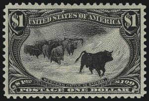 Sale 1019, Lot 648, $1.00-$2.00 1898 Trans-Mississippi Issue (Scott 292-293)