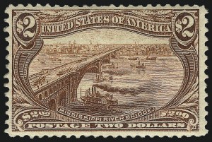 Sale 1019, Lot 653, $1.00-$2.00 1898 Trans-Mississippi Issue (Scott 292-293)