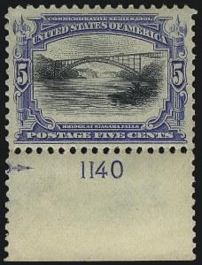Sale 1019, Lot 664, 1901 Pan-American Issue (Scott 294-299)