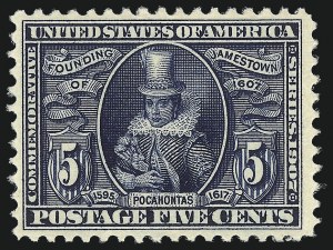 Sale 1019, Lot 712, 1904 Louisiana Purchase incl. Full Sheets, Jamestown Issues (Scott 323-330)