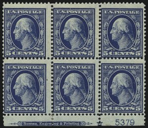 Sale 1019, Lot 719, 1908-09 Washington-Franklin Issues (Scott 332-355)