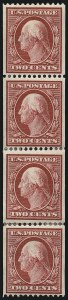 Sale 1019, Lot 729, 1908-09 Washington-Franklin Issues (Scott 332-355)