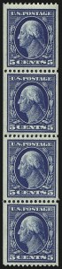 Sale 1019, Lot 734, 1908-09 Washington-Franklin Issues (Scott 332-355)