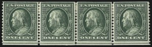 Sale 1019, Lot 736, 1908-09 Washington-Franklin Issues (Scott 332-355)