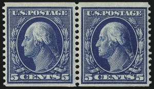 Sale 1019, Lot 741, 1908-09 Washington-Franklin Issues (Scott 332-355)