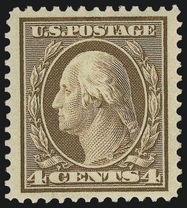 Sale 1019, Lot 753, 1909-12 Washington-Franklin Issues (Scott 375b-396)