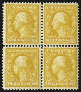 Sale 1019, Lot 760, 1909-12 Washington-Franklin Issues (Scott 375b-396)