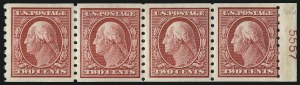 Sale 1019, Lot 767, 1909-12 Washington-Franklin Issues (Scott 375b-396)