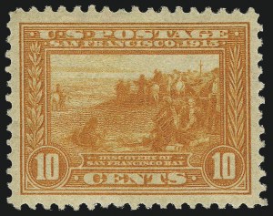 Sale 1019, Lot 781, 1913 Panama Pacific Issue (Scott 397-404)