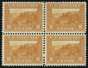 Sale 1019, Lot 783, 1913 Panama Pacific Issue (Scott 397-404)