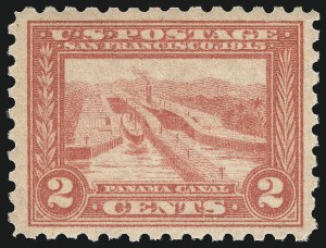 Sale 1019, Lot 784, 1913 Panama Pacific Issue (Scott 397-404)