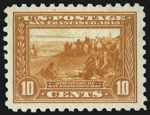 Sale 1019, Lot 790, 1913 Panama Pacific Issue (Scott 397-404)