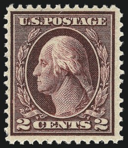 Sale 1019, Lot 792, 1912-15 Washington-Franklin Issues (Scott 406c-460)