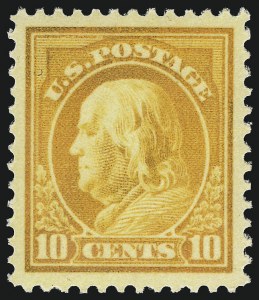 Sale 1019, Lot 796, 1912-15 Washington-Franklin Issues (Scott 406c-460)