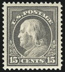 Sale 1019, Lot 799, 1912-15 Washington-Franklin Issues (Scott 406c-460)