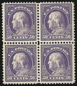 Sale 1019, Lot 803, 1912-15 Washington-Franklin Issues (Scott 406c-460)