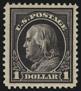 Sale 1019, Lot 805, 1912-15 Washington-Franklin Issues (Scott 406c-460)
