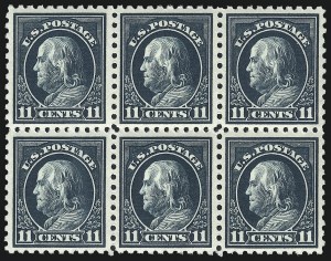 Sale 1019, Lot 809, 1912-15 Washington-Franklin Issues (Scott 406c-460)