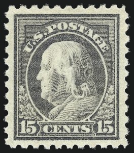 Sale 1019, Lot 810, 1912-15 Washington-Franklin Issues (Scott 406c-460)