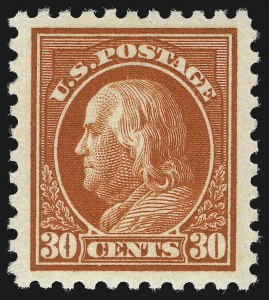 Sale 1019, Lot 811, 1912-15 Washington-Franklin Issues (Scott 406c-460)