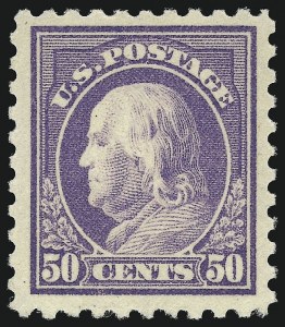 Sale 1019, Lot 813, 1912-15 Washington-Franklin Issues (Scott 406c-460)