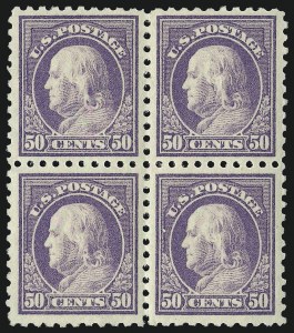 Sale 1019, Lot 814, 1912-15 Washington-Franklin Issues (Scott 406c-460)