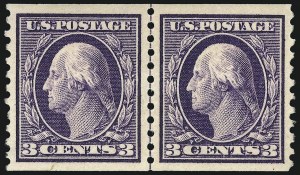 Sale 1019, Lot 816, 1912-15 Washington-Franklin Issues (Scott 406c-460)
