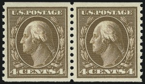 Sale 1019, Lot 822, 1912-15 Washington-Franklin Issues (Scott 406c-460)