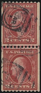 Sale 1019, Lot 824, 1912-15 Washington-Franklin Issues (Scott 406c-460)