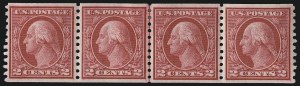 Sale 1019, Lot 825, 1912-15 Washington-Franklin Issues (Scott 406c-460)