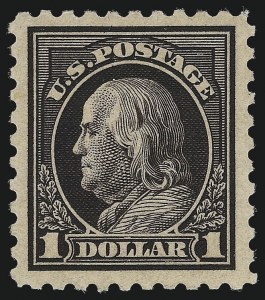 Sale 1019, Lot 830, 1912-15 Washington-Franklin Issues (Scott 406c-460)