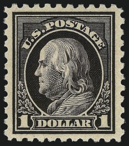 Sale 1019, Lot 831, 1912-15 Washington-Franklin Issues (Scott 406c-460)