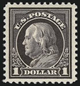 Sale 1019, Lot 872, 1917-18 Washington-Franklin Issues (Scott 495-523)