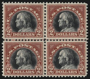 Sale 1019, Lot 887, 1918-22 Washington-Franklin Issues, Pilgrim Issue (Scott 525-549)