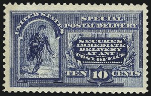 Sale 1019, Lot 934, Special Delivery, Registration (Scott E1-E13, F1)