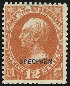 Sale 1019, Lot 975, Officials, incl. Specimens (Scott O9-O65S)