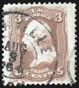 Sale 1024, Lot 102, 3c-5c 1861-66 Issue (Scott 64-67)