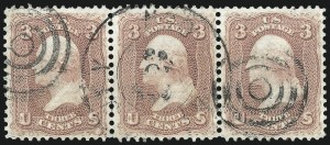 Sale 1024, Lot 105, 3c-5c 1861-66 Issue (Scott 64-67)