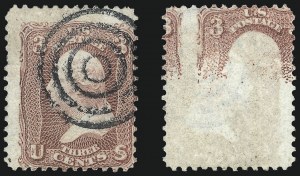 Sale 1024, Lot 106, 3c-5c 1861-66 Issue (Scott 64-67)