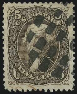 Sale 1024, Lot 129, 2c-24c 1863-68 Issue (Scott 73-78)