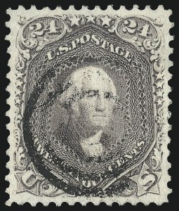 Sale 1024, Lot 132, 2c-24c 1863-68 Issue (Scott 73-78)