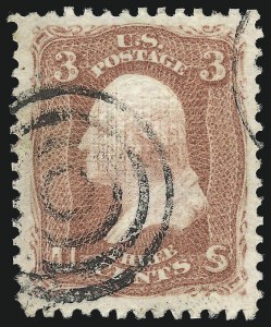 Sale 1024, Lot 151, 1c-15c 1868 E Grill (Scott 86-91)