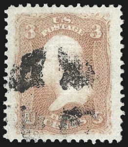 Sale 1024, Lot 158, 1c-90c 1868 F Grill (Scott 92-101)