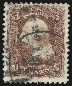 Sale 1024, Lot 172, 1c-90c 1875 Re-Issue of 1861-66 Issue (Scott 102-111)