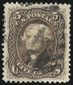 Sale 1024, Lot 173, 1c-90c 1875 Re-Issue of 1861-66 Issue (Scott 102-111)