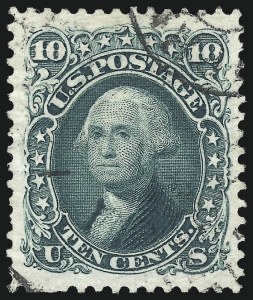Sale 1024, Lot 174, 1c-90c 1875 Re-Issue of 1861-66 Issue (Scott 102-111)