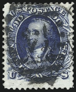 Sale 1024, Lot 179, 1c-90c 1875 Re-Issue of 1861-66 Issue (Scott 102-111)