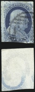 Sale 1024, Lot 30, 1c 1851-56 Issue (Scott 5-9)