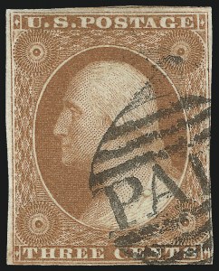 Sale 1024, Lot 32, 3c 1851-56 Issue (Scott 10-11A)
